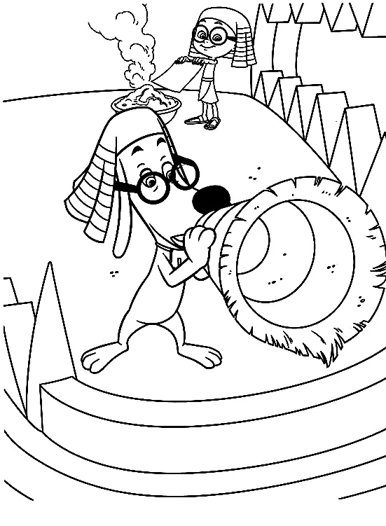 Mr Peabody and Sherman Coloring Pages 25