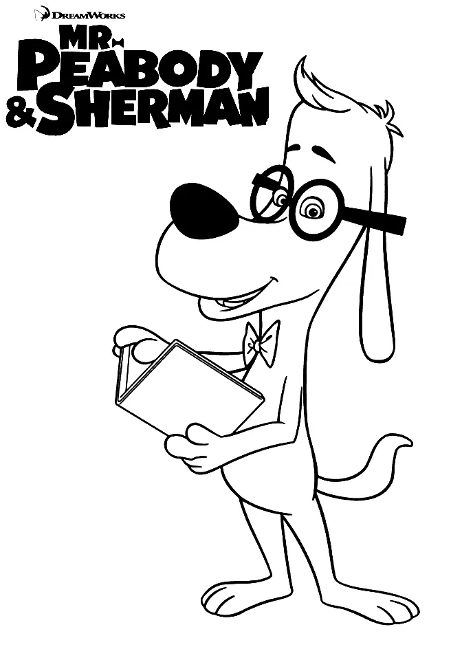 Mr Peabody and Sherman Coloring Pages 26