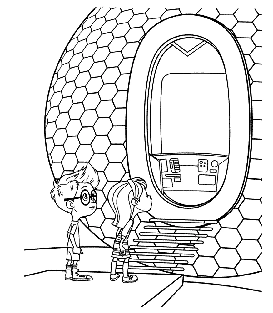 Mr Peabody and Sherman Coloring Pages 27