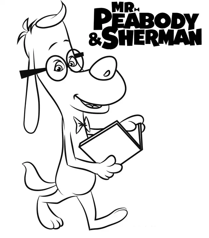 Mr Peabody and Sherman Coloring Pages 31