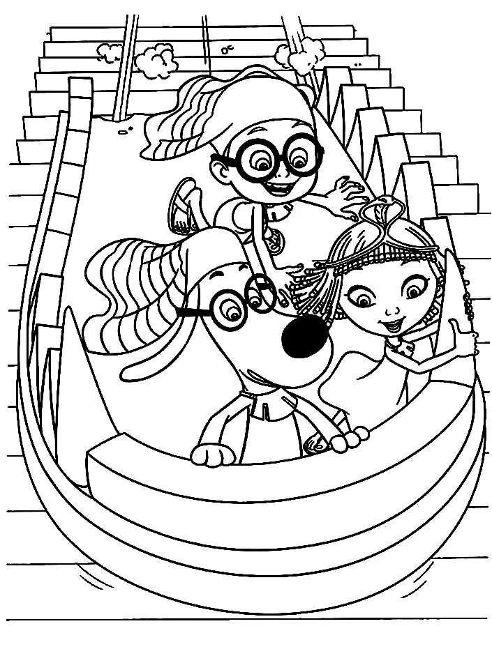 Mr Peabody and Sherman Coloring Pages 33