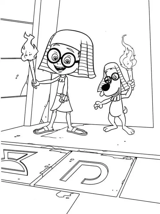 Mr Peabody and Sherman Coloring Pages 38