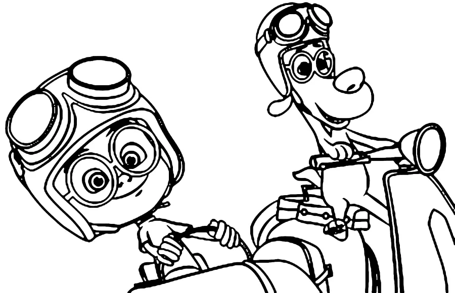 Mr Peabody and Sherman Coloring Pages 41