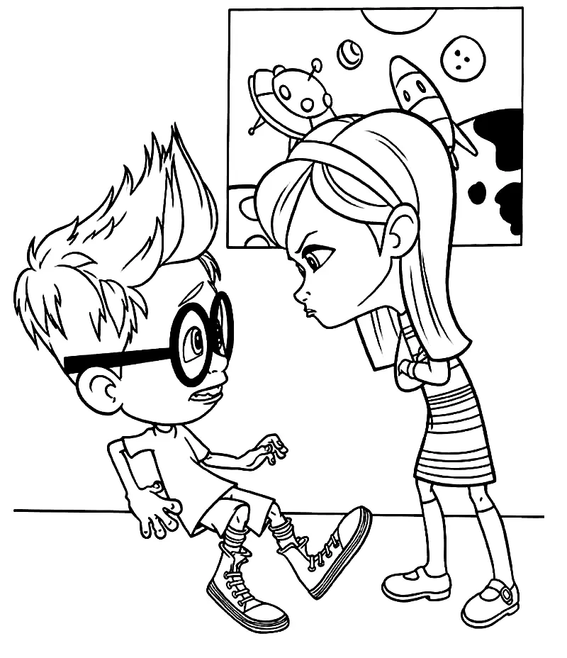 Mr Peabody and Sherman Coloring Pages 9