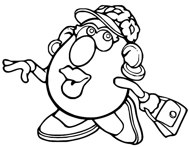 Mr Potato Head Coloring Pages 21