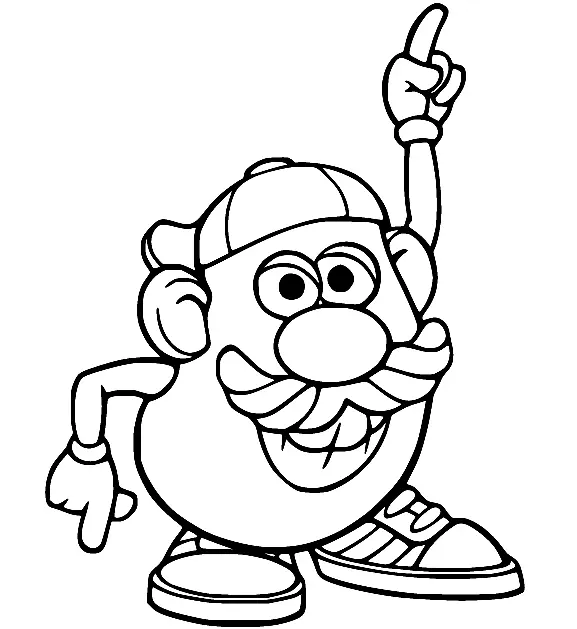 Mr Potato Head Coloring Pages 77