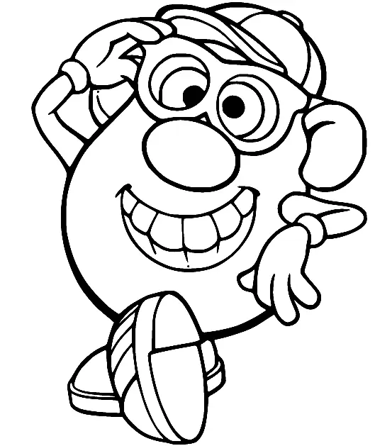 Mr Potato Head Coloring Pages 9