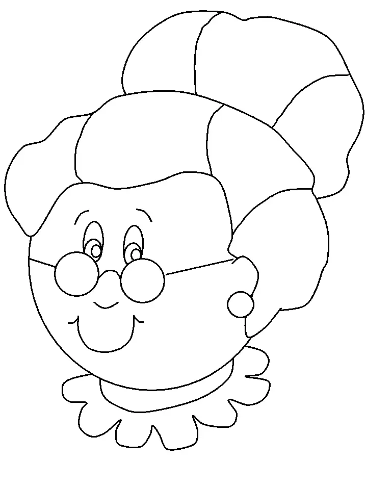 Mrs Claus Ausmalbilder 5