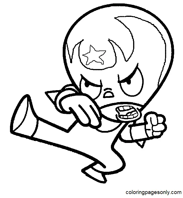 Mucha Lucha Coloring Pages 20