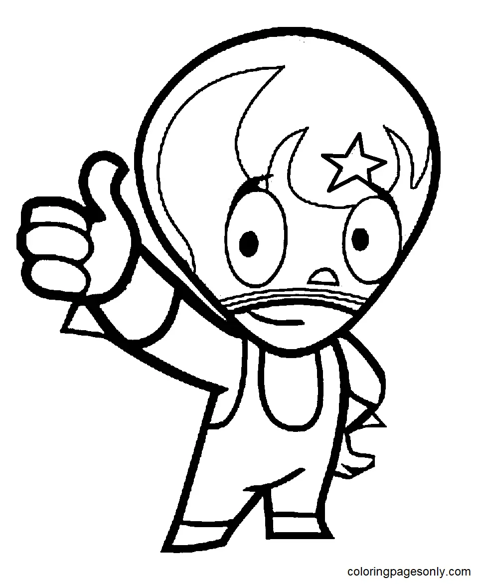 Mucha Lucha Coloring Pages 8