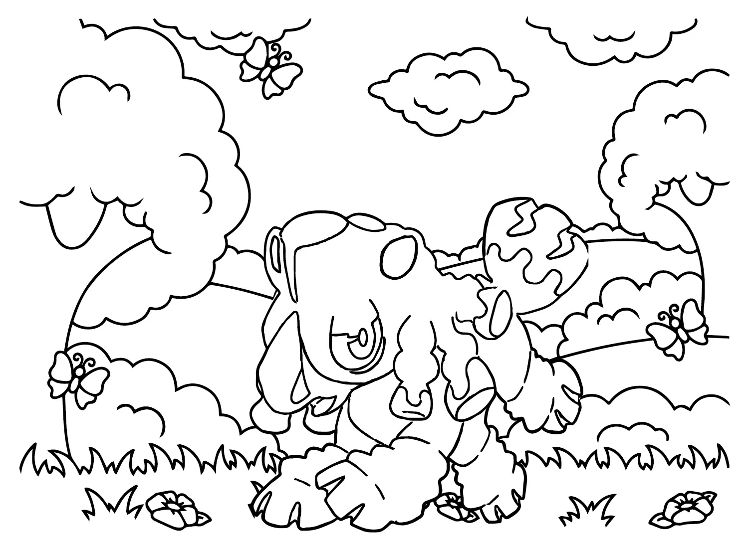 Mudsdale Para Colorear 14