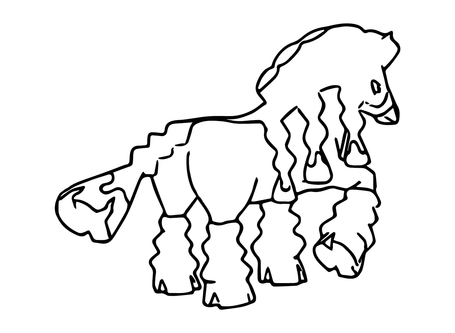 Mudsdale Para Colorear 4