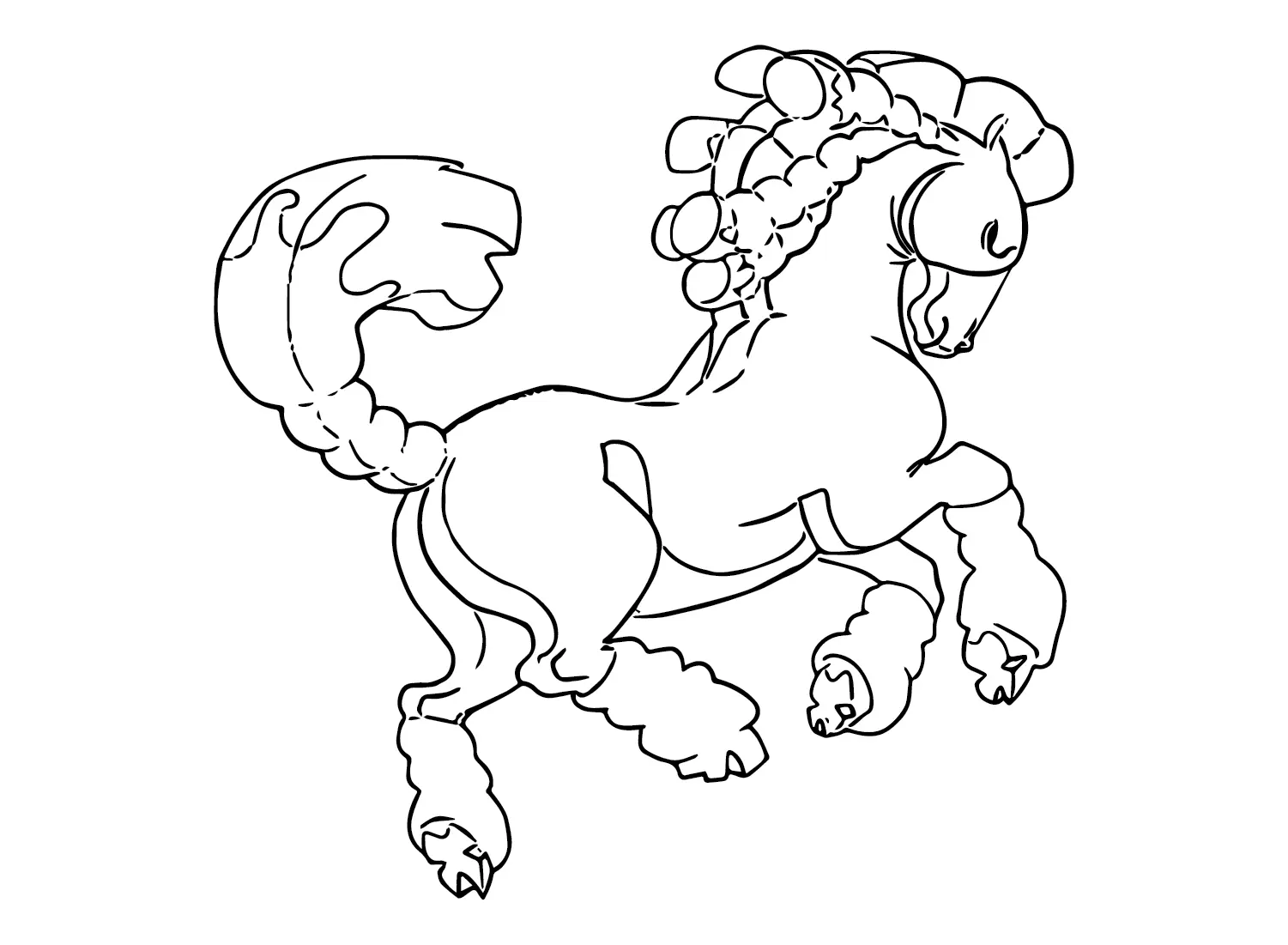 Mudsdale Para Colorear 8