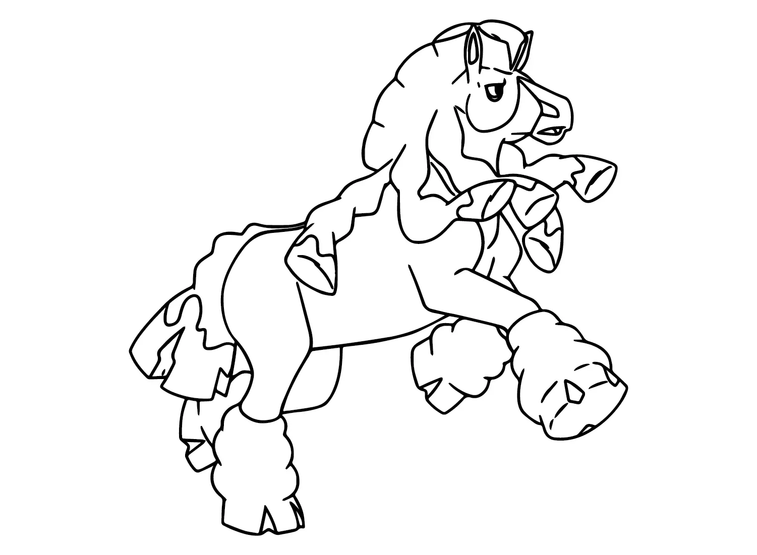 Mudsdale Para Colorear 9