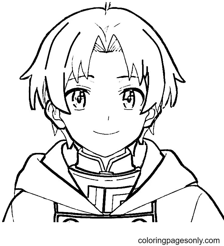 Mushoku Tensei Jobless Reincarnation Coloring Pages 2