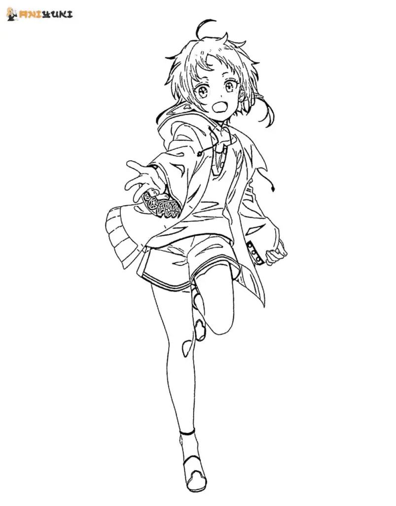 Mushoku Tensei Jobless Reincarnation Coloring Pages 29