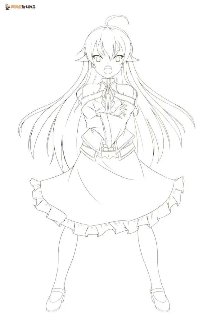 Mushoku Tensei Jobless Reincarnation Coloring Pages 30