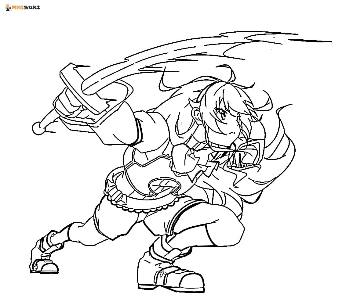Mushoku Tensei Jobless Reincarnation Coloring Pages 35