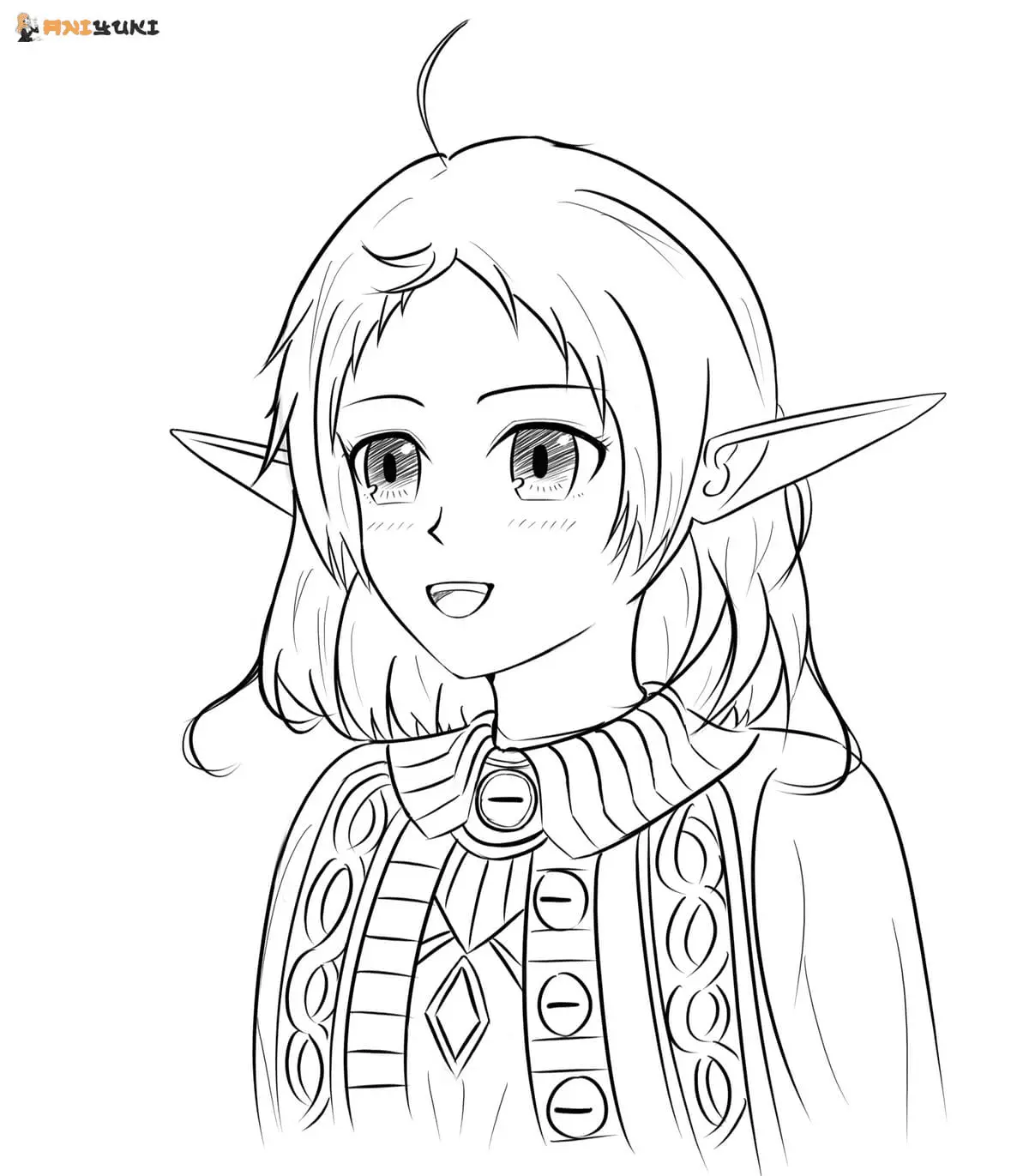 Mushoku Tensei Jobless Reincarnation Coloring Pages 36
