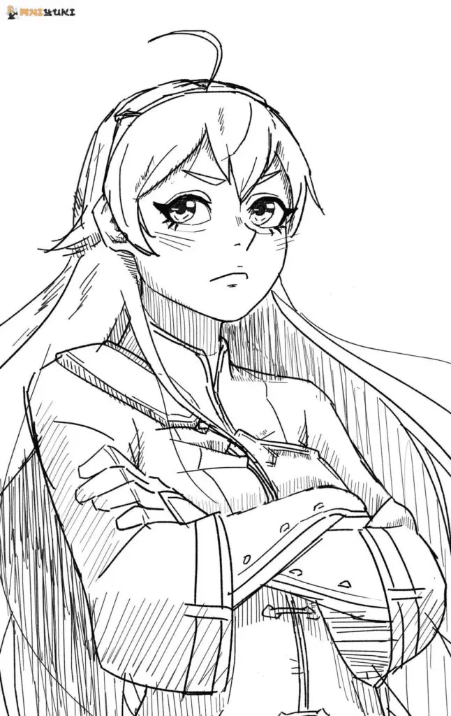 Mushoku Tensei Jobless Reincarnation Coloring Pages 39