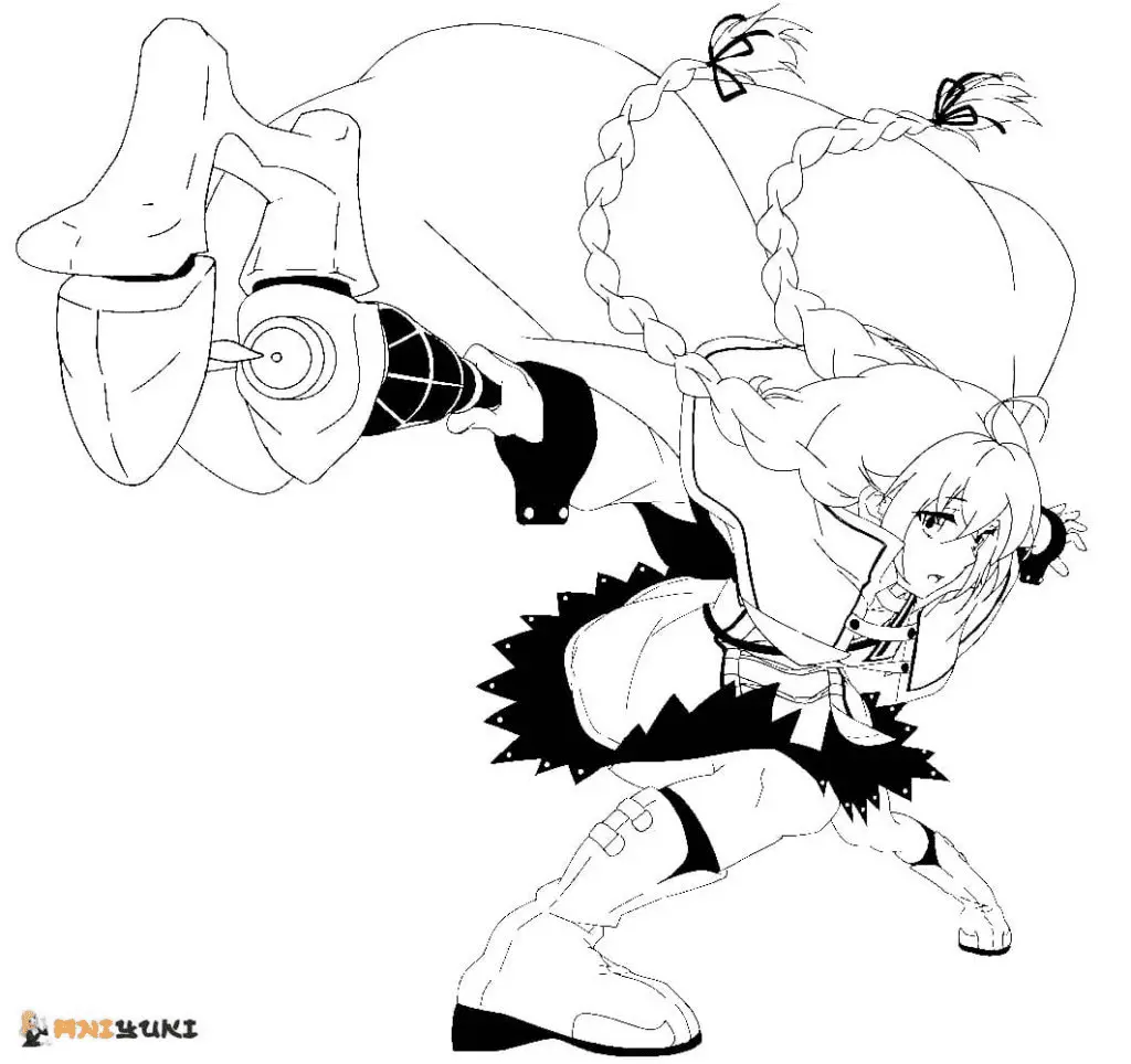 Mushoku Tensei Jobless Reincarnation Coloring Pages 47