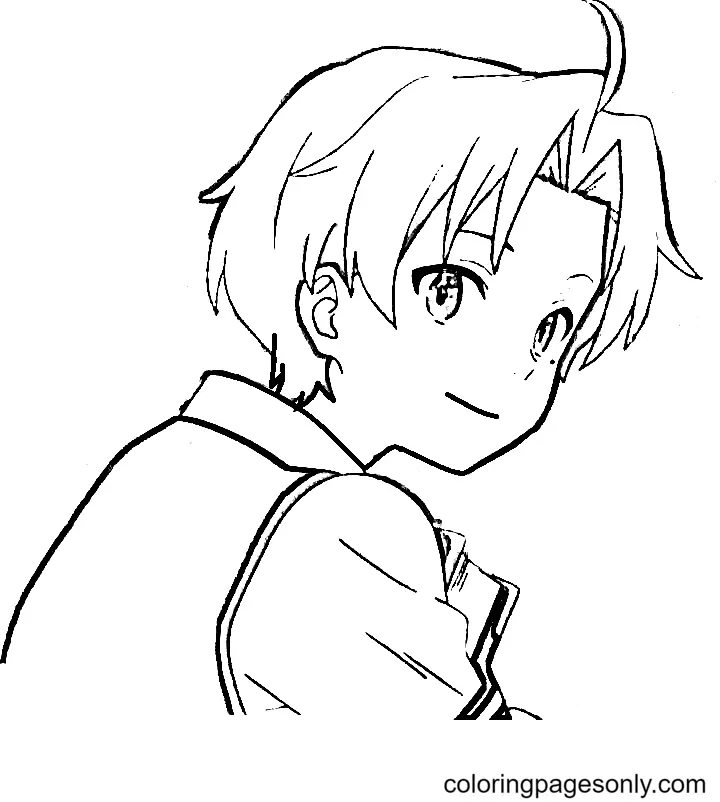 Mushoku Tensei Jobless Reincarnation Coloring Pages 6