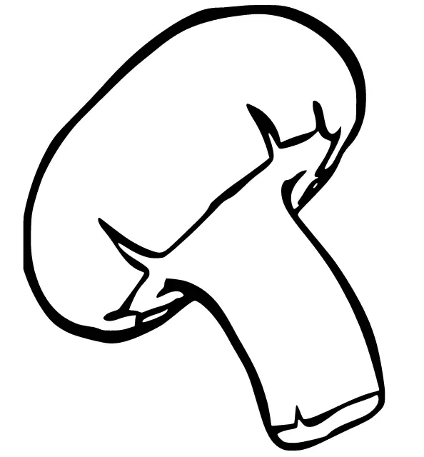 Mushroom Coloring Pages 1