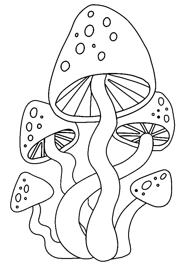 Mushroom Coloring Pages 113