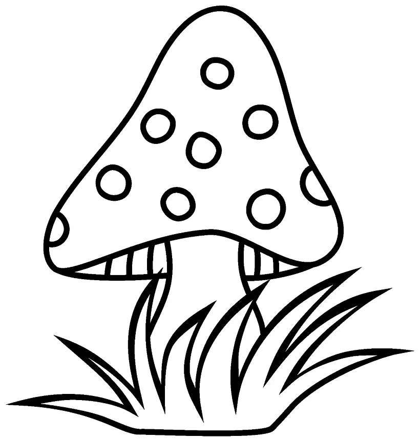 Mushroom Coloring Pages 116