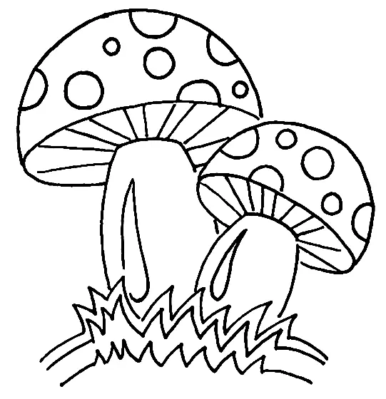 Mushroom Coloring Pages 132