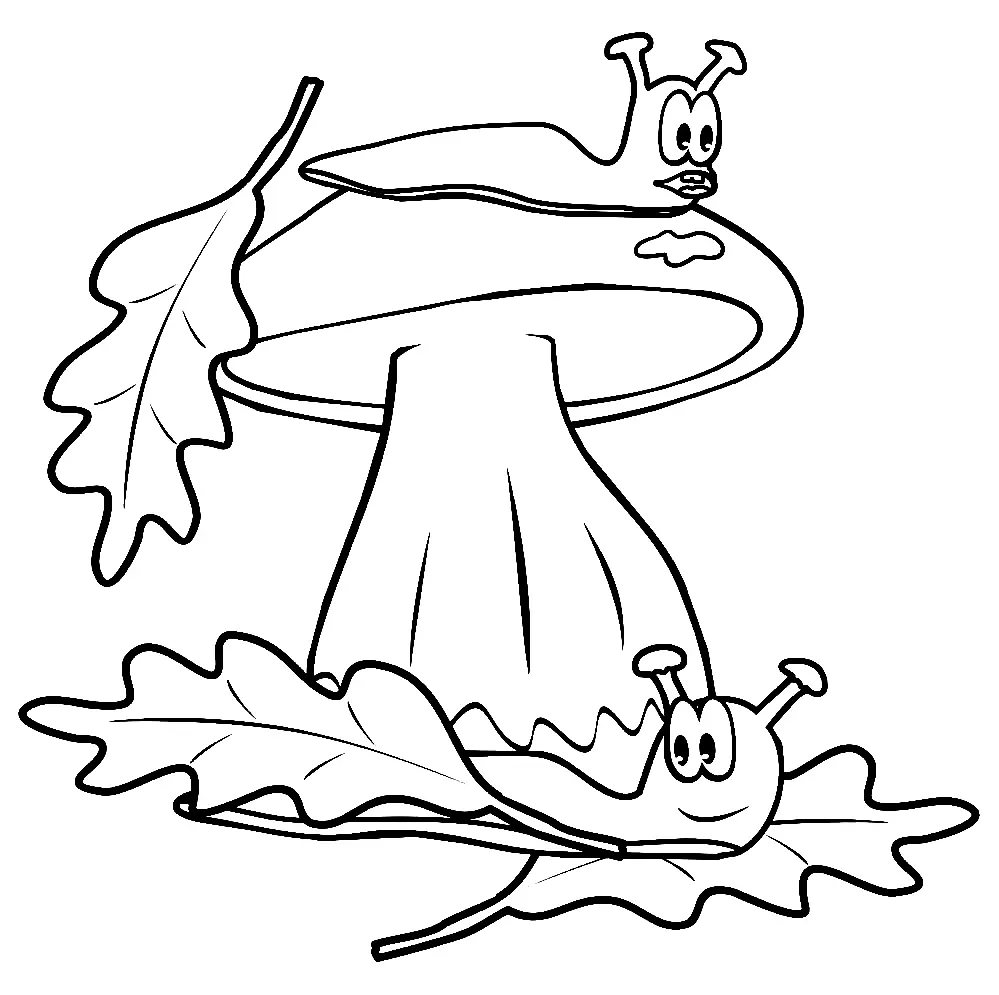 Mushroom Coloring Pages 133