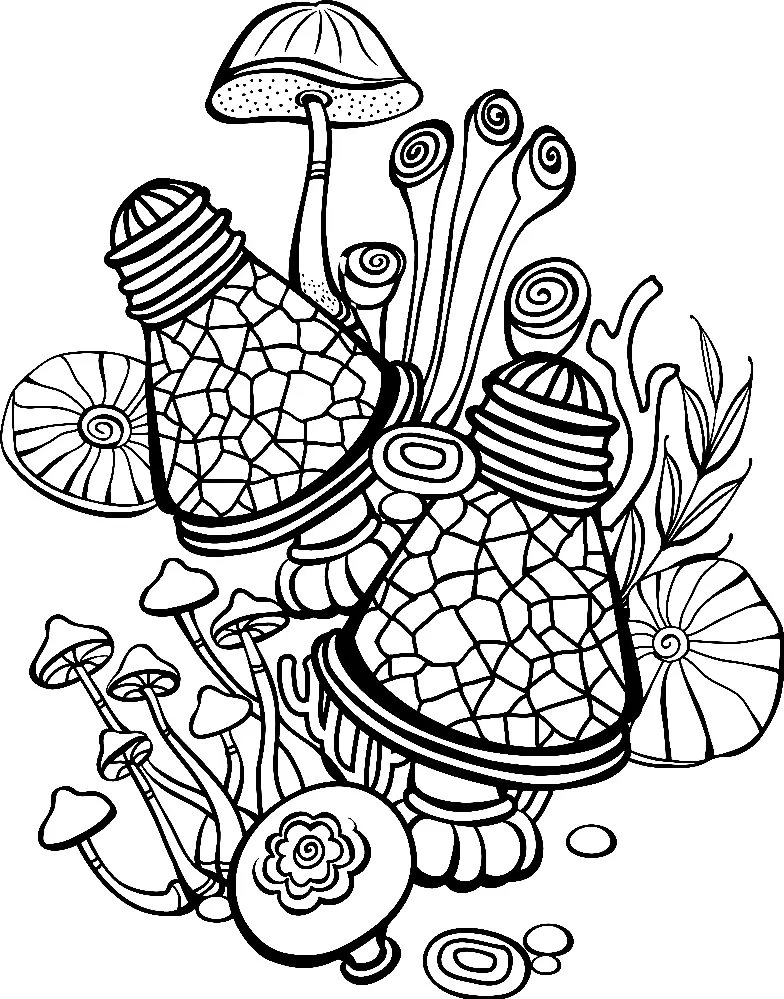 Mushroom Coloring Pages 139