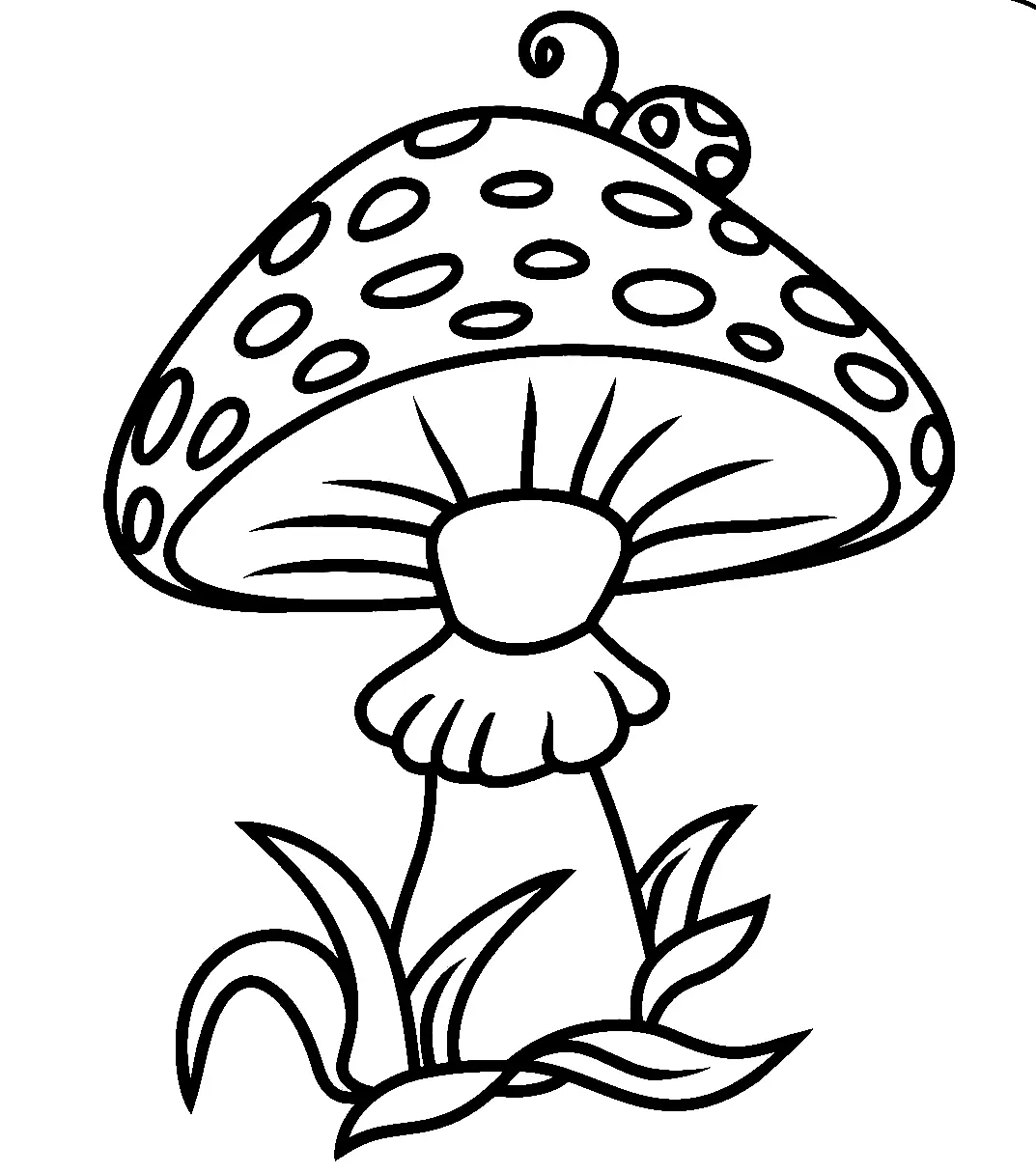 Mushroom Coloring Pages 150