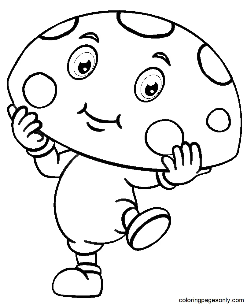 Mushroom Coloring Pages 151