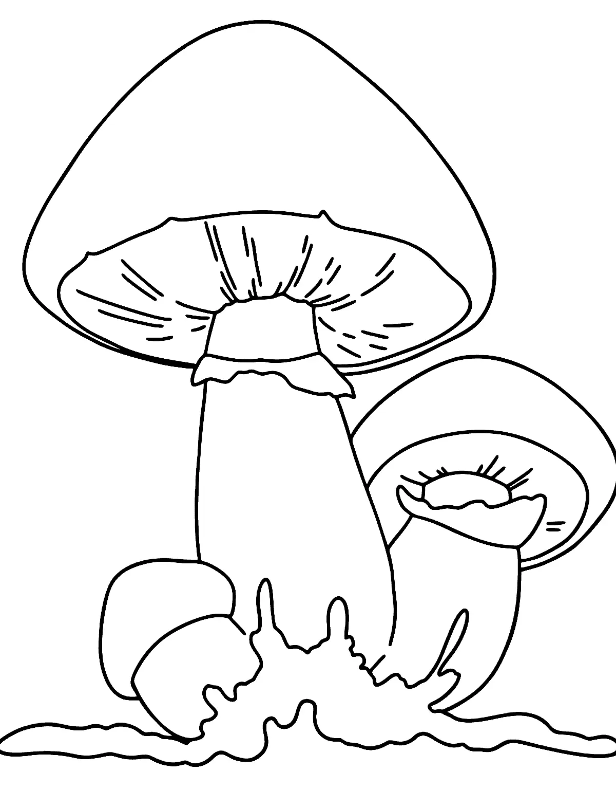 Mushroom Coloring Pages 161