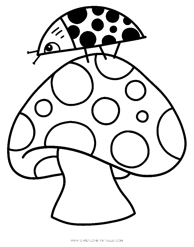 Mushroom Coloring Pages 173