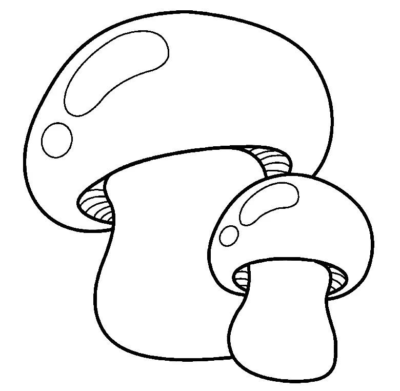 Mushroom Coloring Pages 19