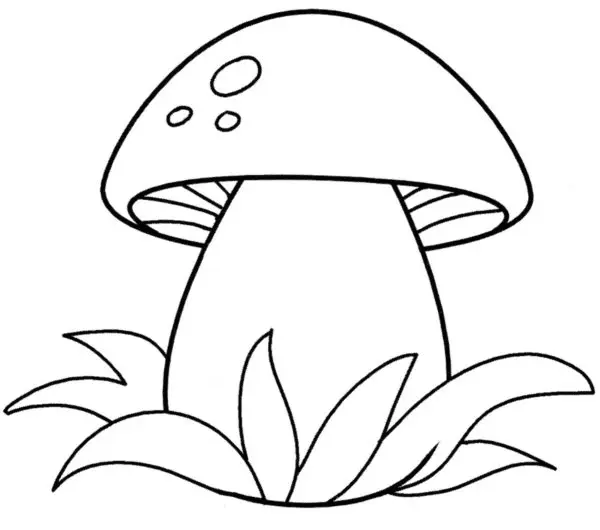Mushroom Coloring Pages 22
