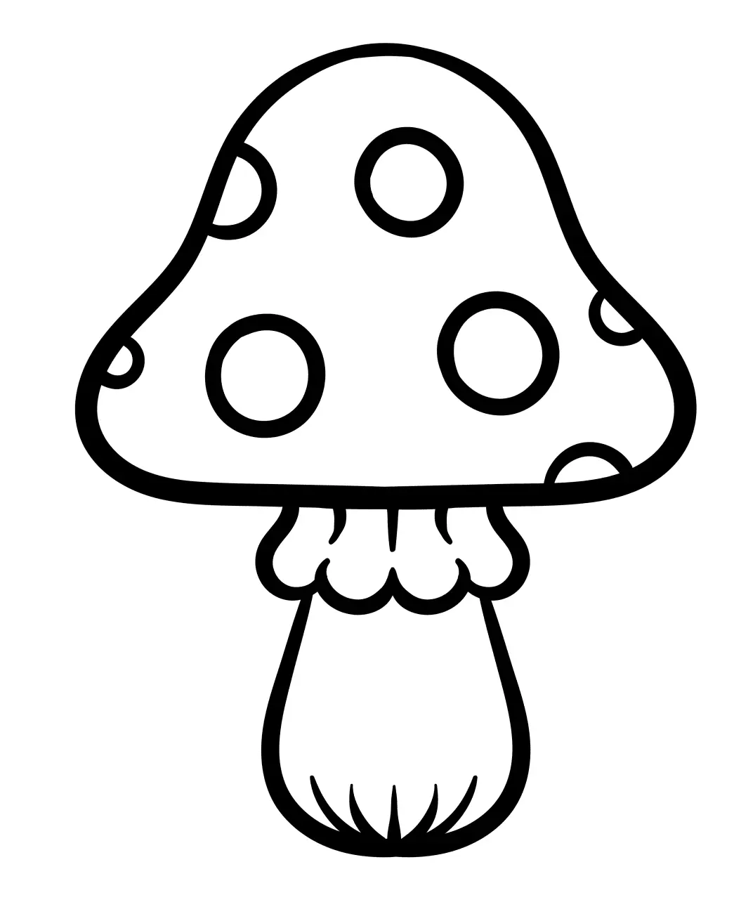Mushroom Coloring Pages 23