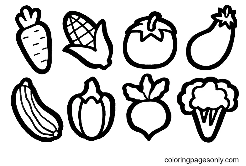 Mushroom Coloring Pages 4