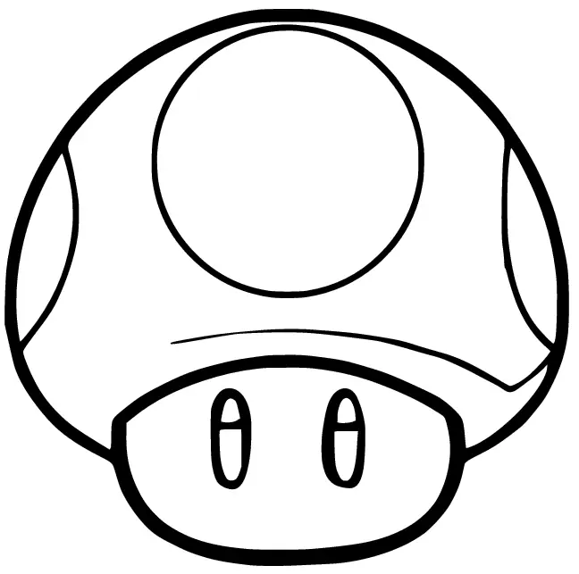 Mushroom Coloring Pages 6