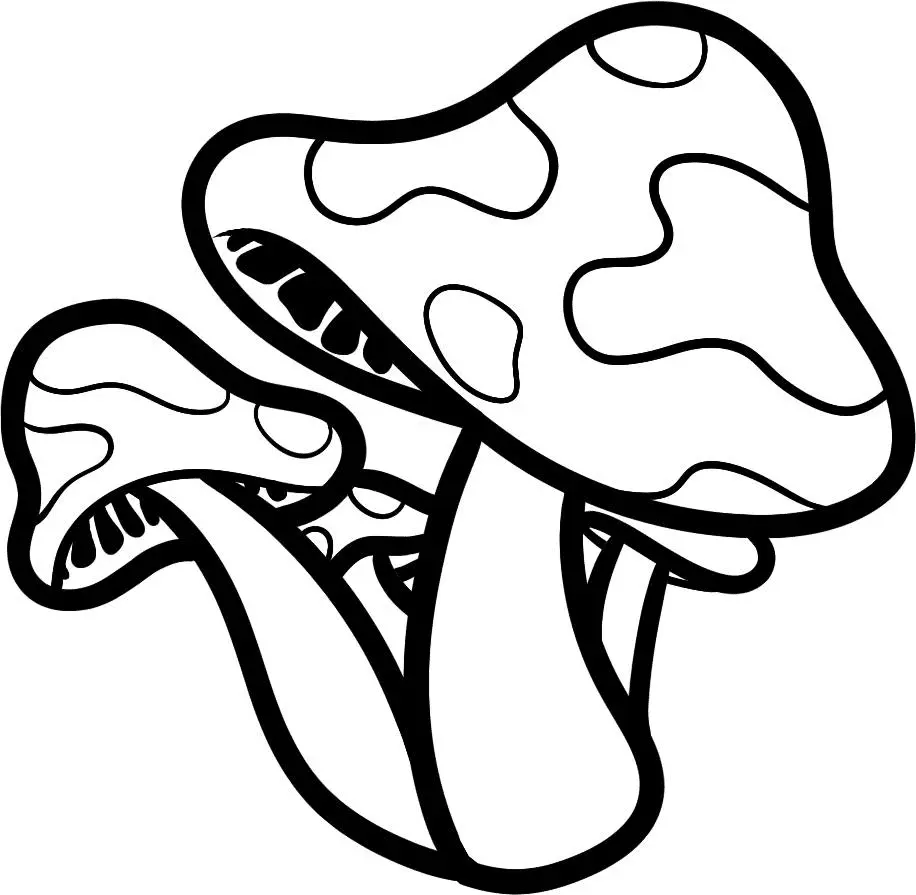 Mushroom Coloring Pages 8