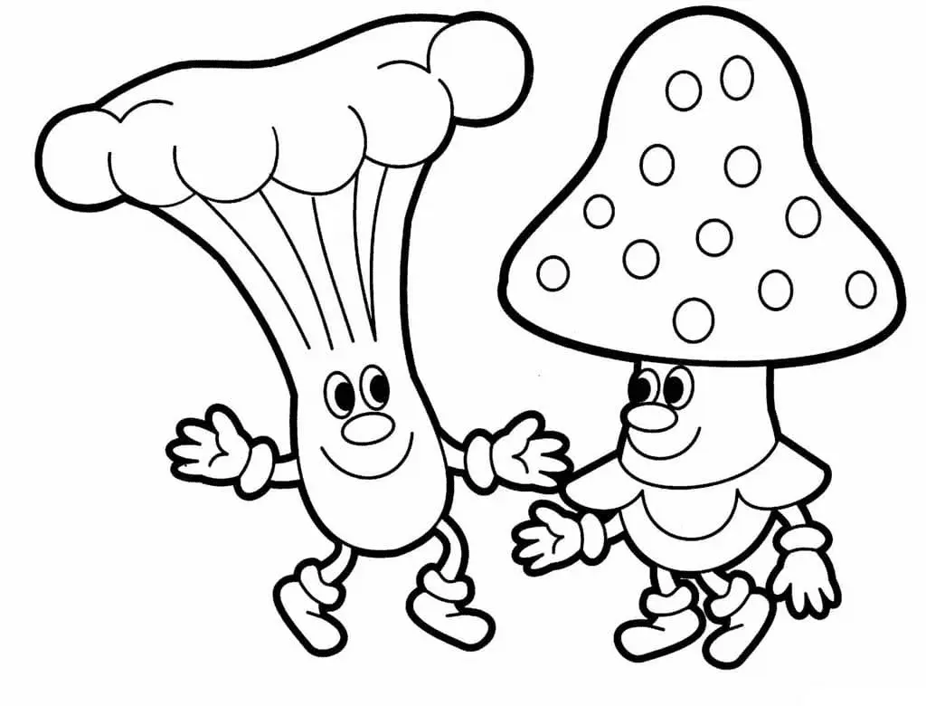 Mushroom Coloring Pages 84