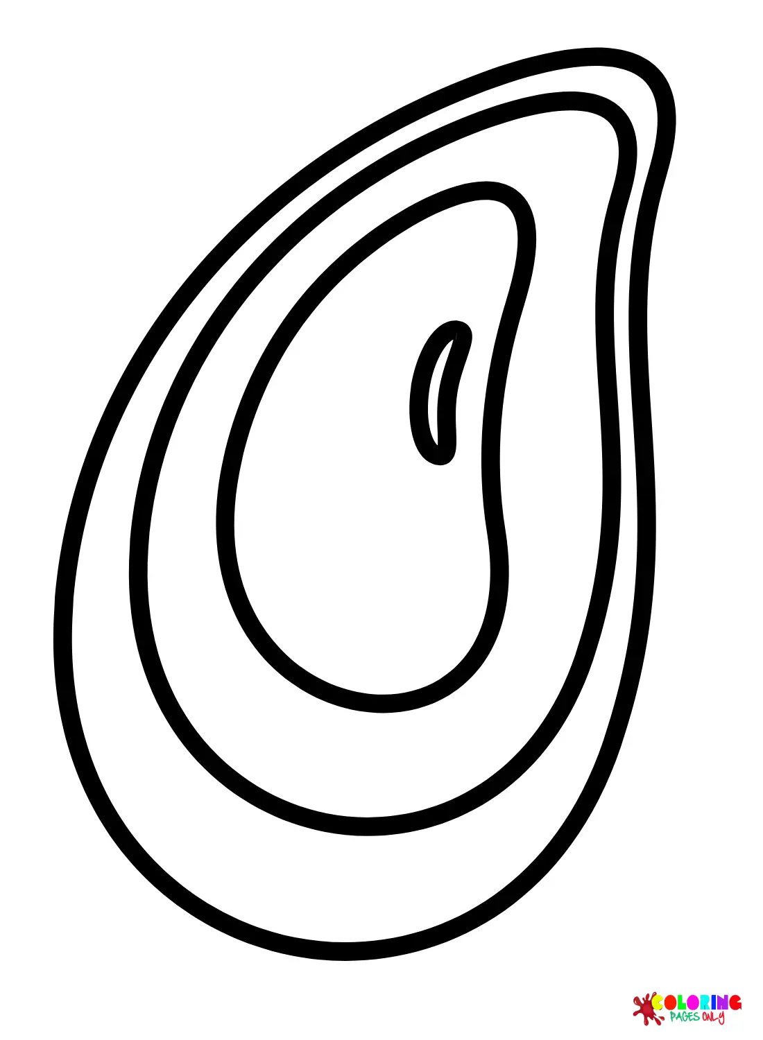 Mussels Coloring Pages 3