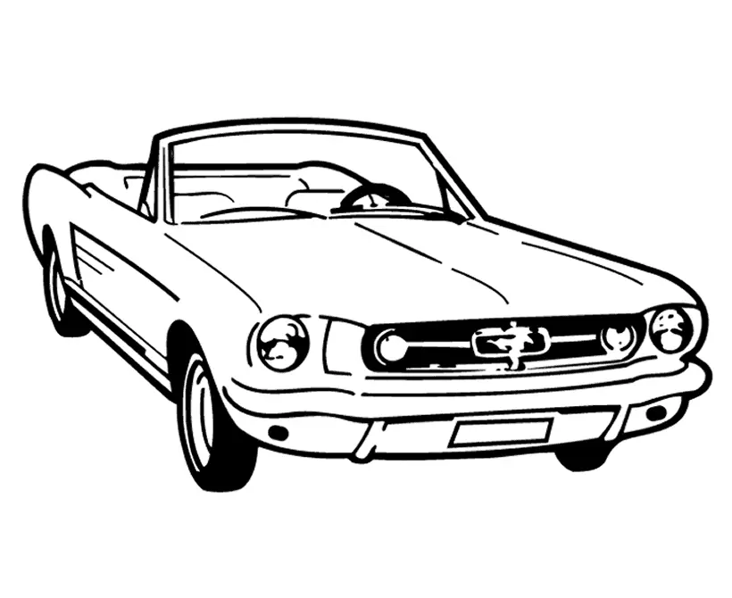 Mustang Coloring Pages 28