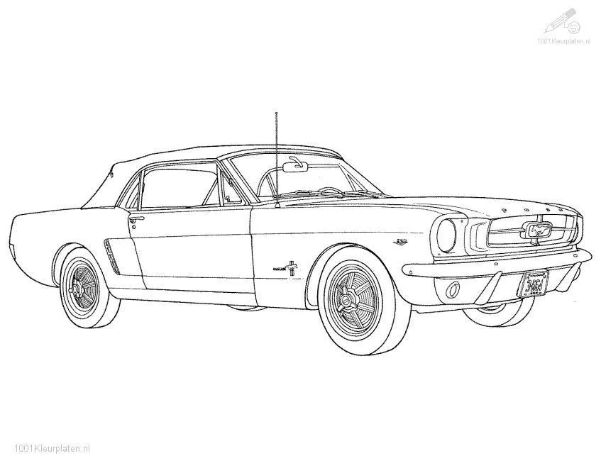 Mustang Coloring Pages 7
