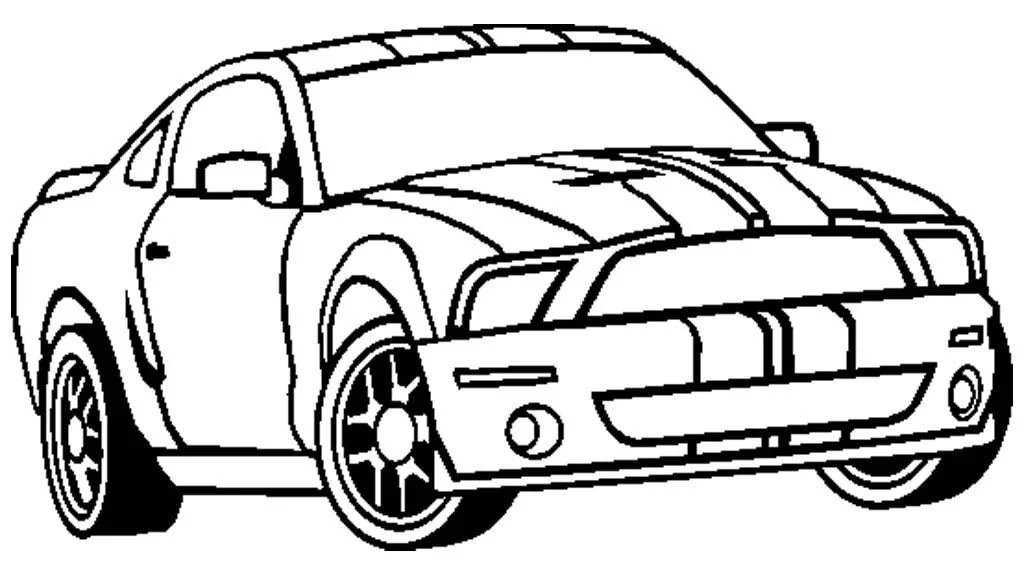 Mustang Coloring Pages 9