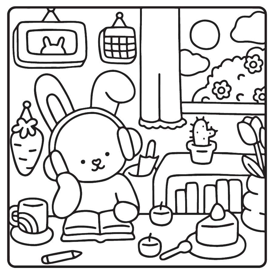 My Fuzzy Buddies Coloring Pages 13
