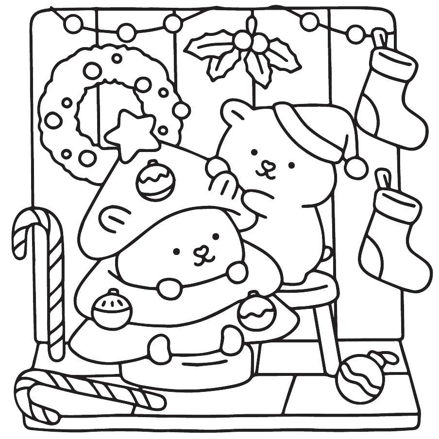 My Fuzzy Buddies Coloring Pages 19