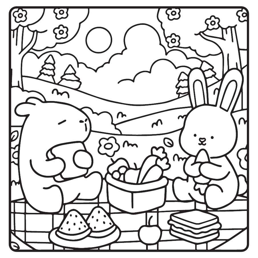 My Fuzzy Buddies Coloring Pages 28